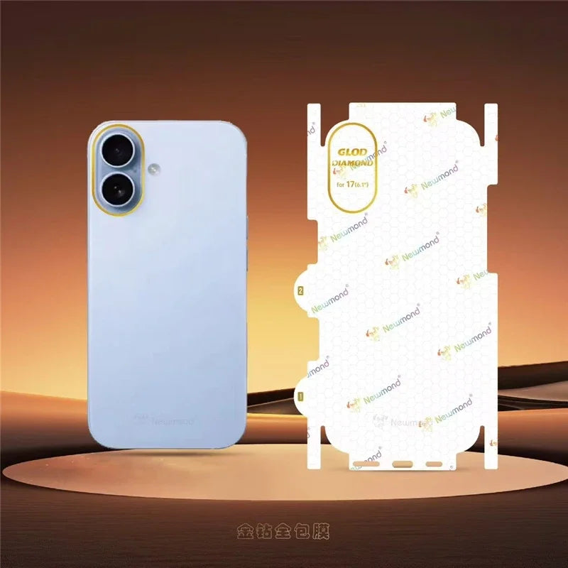 2pcs/set HD Matte Transparent Soft Hydrogel Film Screen Protector for iPhone 17 Air Pro Max Front Back UNBreakable Membrane Film