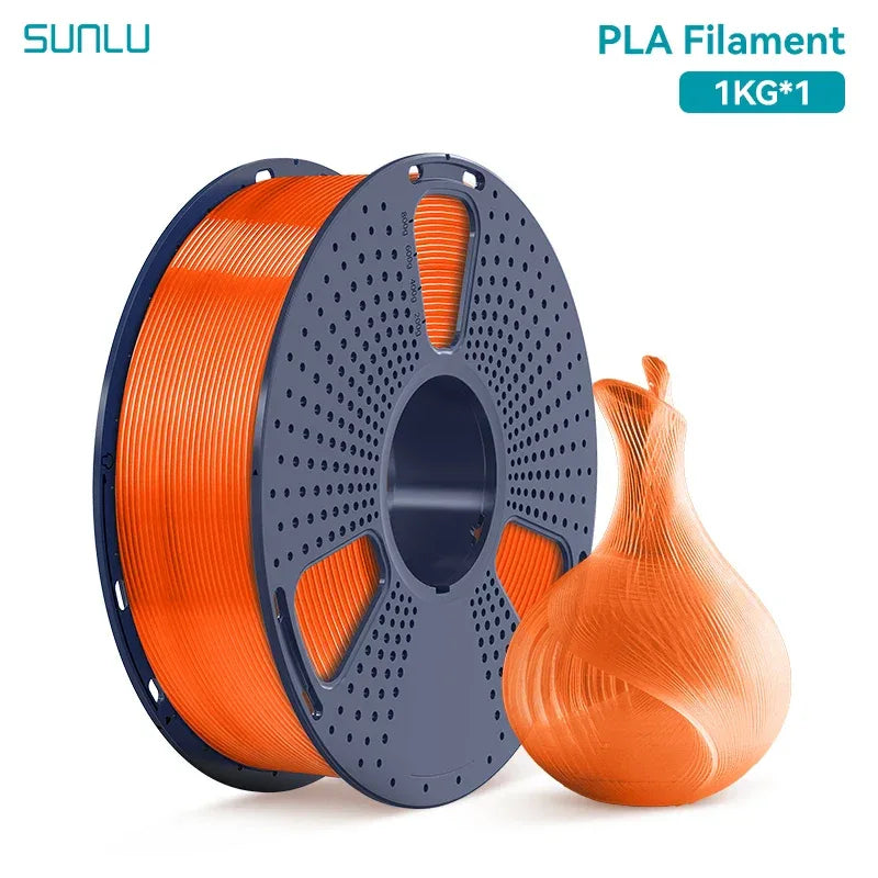 SUNLU 1KG PLA /Clear 3D Printer Filament 1.75mm 1000g Spool (2.2lbs) Neatly Arranged No Knot Filament Fit Most FDM Printer
