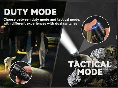 NEW SOFIRN SK40 3200lm Tactical Flashlight 580m Powerful Bright SFT70 LED IP68 waterproof Torch with Dual Switch