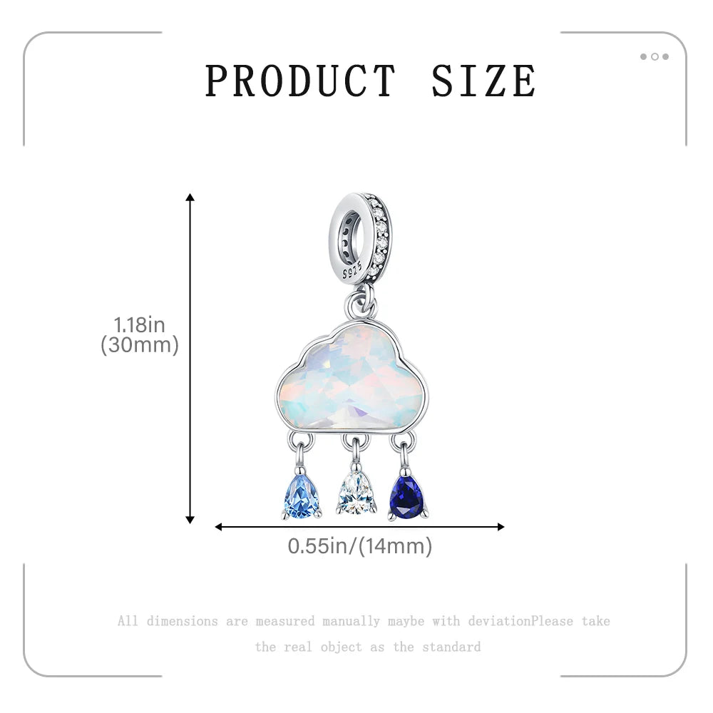 Elegant Mother's Day gifts For mom Ballet Pendant Fit Original Bracelet Diy Jewelry Fine Perfect Heart Rainbow Charm Daily Wear