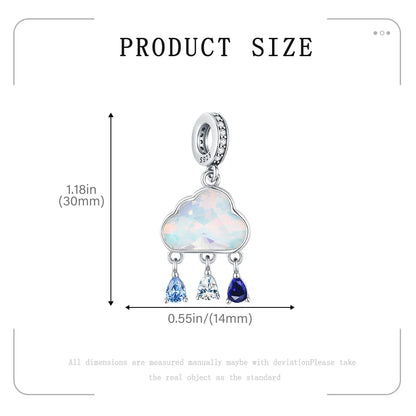 Elegant Mother's Day gifts For mom Ballet Pendant Fit Original Bracelet Diy Jewelry Fine Perfect Heart Rainbow Charm Daily Wear