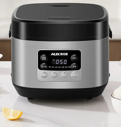 Low sugar rice cooker rice soup separation steaming 2-3L uncoated stainless steel rice cooker timer reservation