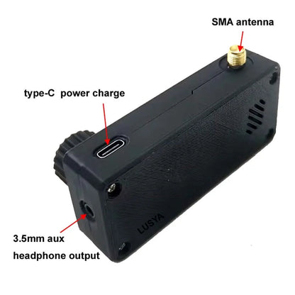 SI4732 V3 Mini Pocket 0.5-108mhz SSB AM FM HF SW MW Display All Band Receiver Radio With 2 Antenna Built-In Speaker