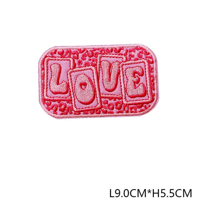 Valentine's Day Emblem Clothing Accessories Badge Sticker Embroidered Embroidery Sticker Iron-on Patches