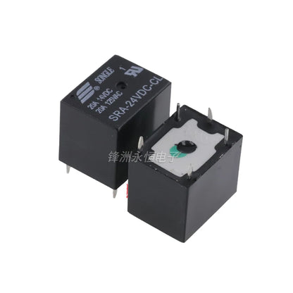 5Pcs Original New SRA-05VDC-AL SRA-12VDC-AL SRA-24VDC-AL -CL 20A 4Pin 5Pin 5V 12V 24V Automobile relay
