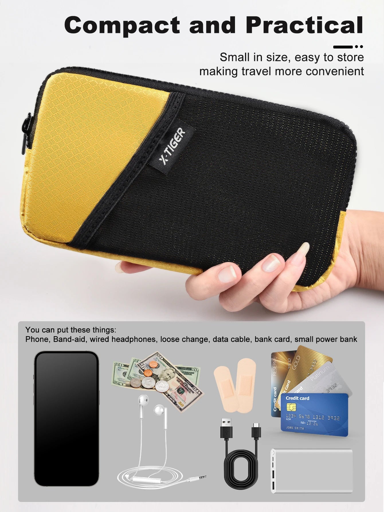 X-TIGER Bicycle Phone Bag Cycling Jersey Bag Lightweight and Portable Multifunctional Handbag Wallet Cycling Equipment