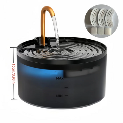 Pet Water Fountain Auto Filter Set Automatic Sensing Cat Drinker 2.1L Recirculate Filtring Drinking for Cat Dog Water Dispenser