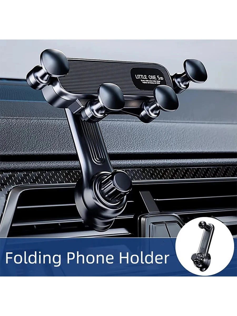 Gravity Car Phone Holder Car Air Vent Phone Mount Universal Shockproof Holder Mount  Clip