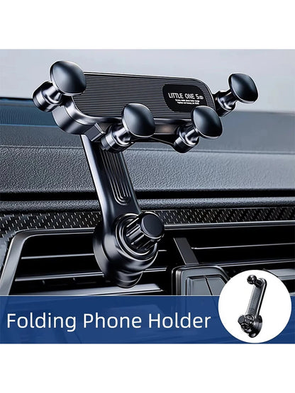 Gravity Car Phone Holder Car Air Vent Phone Mount Universal Shockproof Holder Mount  Clip