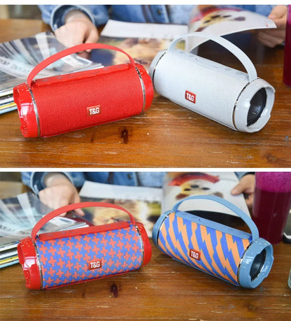 TG116c Bluetooth Speaker TWS Wireless Powerful Box Portable Outdoor Speakers Waterproof Subwoofer 3D Stereo Sound HandsFree Call