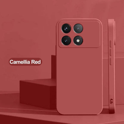 Poco X6 Pro Case Liquid Silicone Phone Case For Xiaomi Poco X6 Pro Poco X 6  X6Pro Pocox6 Pro 5G Shockproof Soft Cover