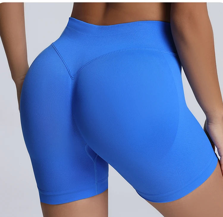 Impact Shorts Women High Waist Hip Lifting Yoga Short Fitness Seamless Elastic Workout Wear Woman Yoga Shorts Gym Female