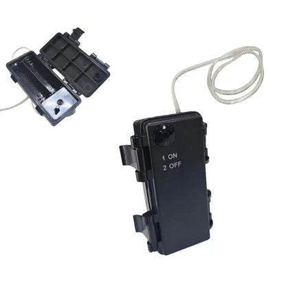 1Pcs 2 Sections AA Battery Holder 3V No.5 Waterproof And Dustproof Battery Cartridge With ON-OFF DIY Accessories