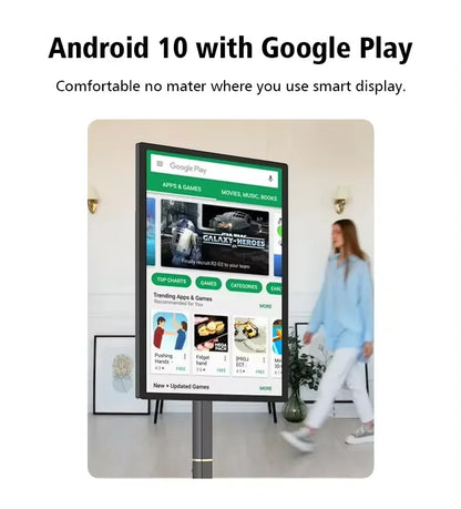 Interactive 21.5 27 Inch Smart Television in Cell Touch LCD Screen 2K Panel Rotating TV with Android 13