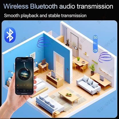 MINI touch screen TF Audio in wall amplifier home theater bluetooth control panel Background music player stereo ceiling speaker