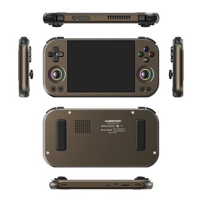 ANBERNIC RG 477M Retro Handheld Game Console 4.7" LTPS In-Cell Screen Android Video Game Player Dimensity 8300 AI Assistant FOTA