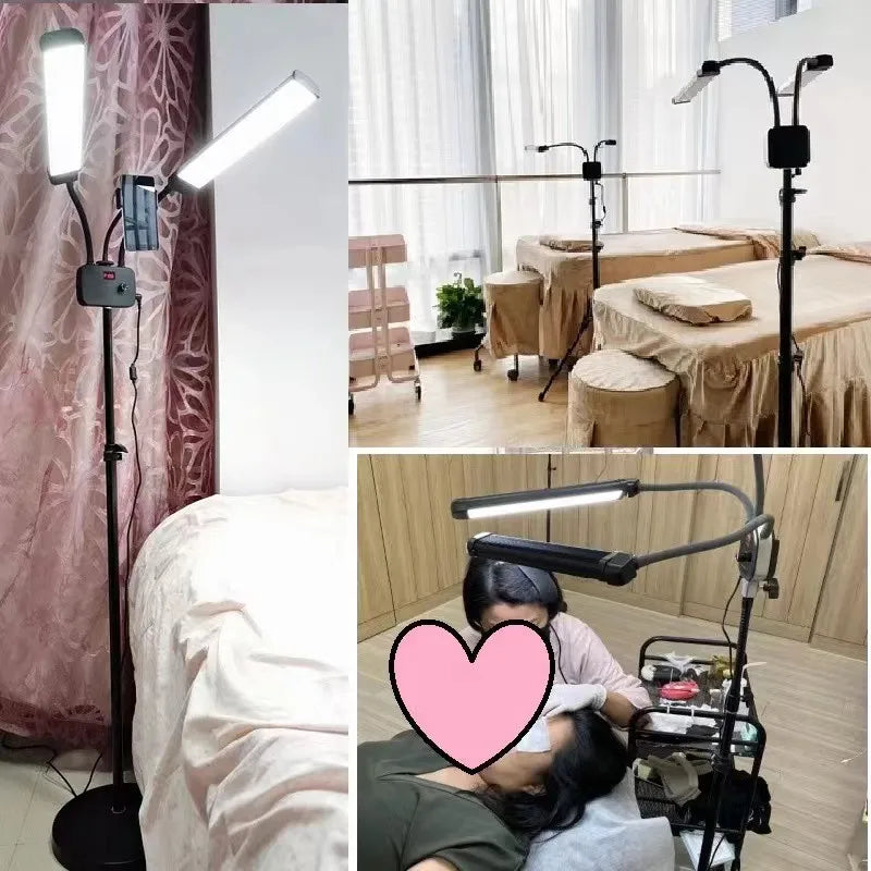 45W LED Video Light Double Arms Fill LED Light Selfie Light Long Strips LED Light for Photo Studio Live Broadcast Tiktok Stream