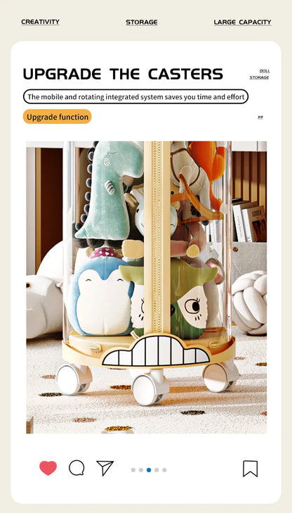 Extra Large Toy Storage Bucket Organize Home Plush Toys Neatly Sunglasses Smiley Design Top Can Place Figurines