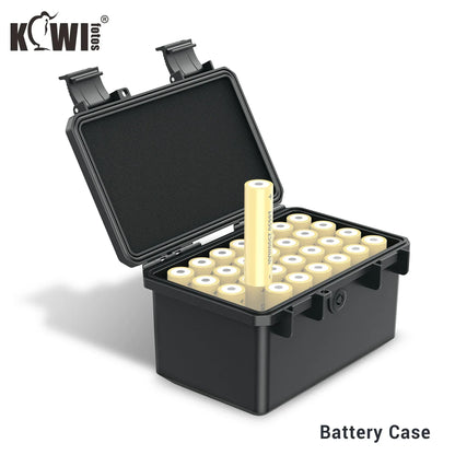 Multi Slots 18650/21700/AA/AAA/Coin Battery Case Storage Box Container Holder IP67 Waterproof And Dustproof Battery Storage Box