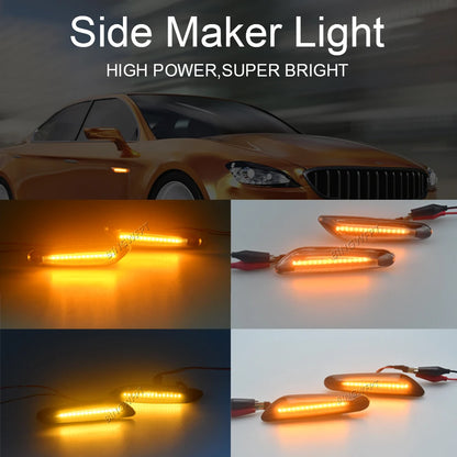 Side Marker Light LED Turn Signal For BMW 1 3 5 Series For BMW X3 X1 For BMW X3 For BMW E90 E91 E92 E93 E60 E87 E82 E61 E46