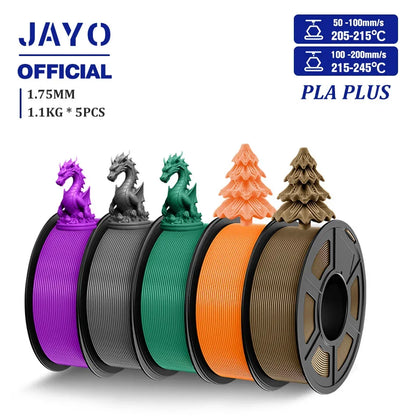 JAYO PLA/PLA META/PETG/SILK/PLA+/Wood/ ABS/Marble 3D Printer Filament 1.75mm 5KG 3D Printing Materials for 3D Printer&3D Pen