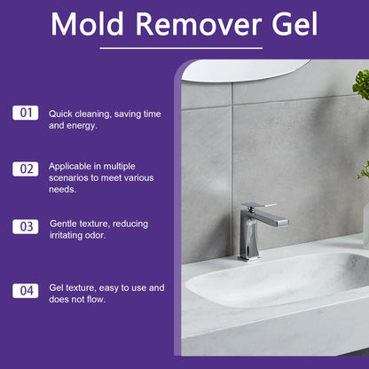 Anti-Mold Mildew Cleaning Gel Powerful Household Remover Gel for Grout Sealant Bathroom Cleaning Home Kitchen Sinks Cleaning 90g