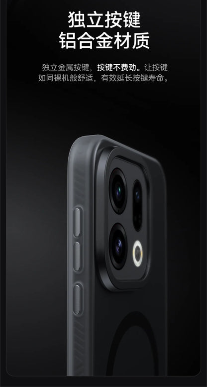 For OPPO Find X9 Pro FindX9 Case Luxury Skin-Touch Matte Magsafe Shockproof Back Cover For OPPO Find X9 Wireless Charging Funda