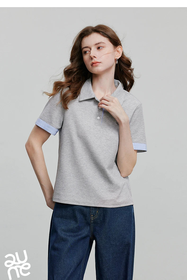 TOYOUTH Women Short Sleeve T shirt 2025 Spring New Tops 8521007