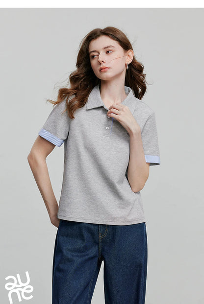 TOYOUTH Women Short Sleeve T shirt 2025 Spring New Tops 8521007