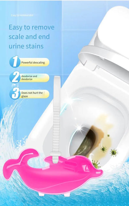 Toilet Hanging Dolphin Gel Fragrant Fresh Air Lasting Fragrance Deodorization Odor Removal Toilet Cleaning Gel Toilet Cleaning