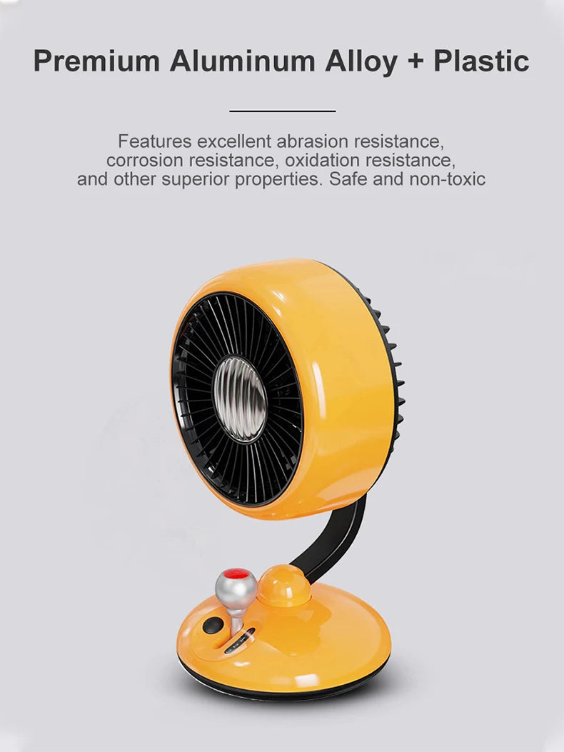 Desktop Fan Kart Creative Digital Display Shaking Head High-speed Circulation Fan Mute Long Endurance Electric Fan