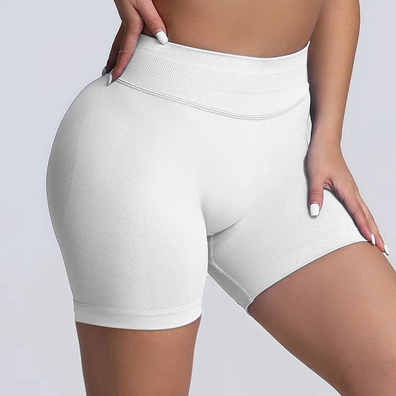 Impact Shorts Women High Waist Hip Lifting Yoga Short Fitness Seamless Elastic Workout Wear Woman Yoga Shorts Gym Female