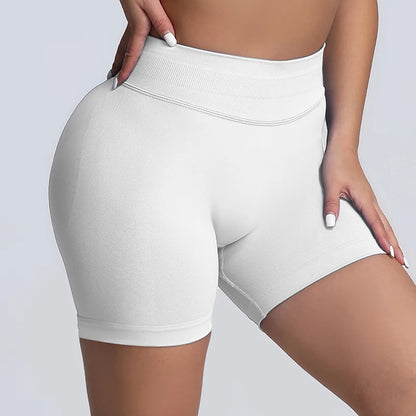 Impact Shorts Women High Waist Hip Lifting Yoga Short Fitness Seamless Elastic Workout Wear Woman Yoga Shorts Gym Female