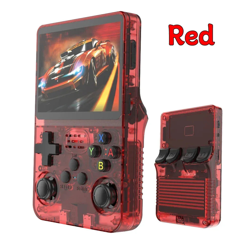 New R36HD Retro Handheld Video Game Console ARKOS System 3.5 Inch IPS Screen Classic Portable Pocket Video Player Games Boy Gift