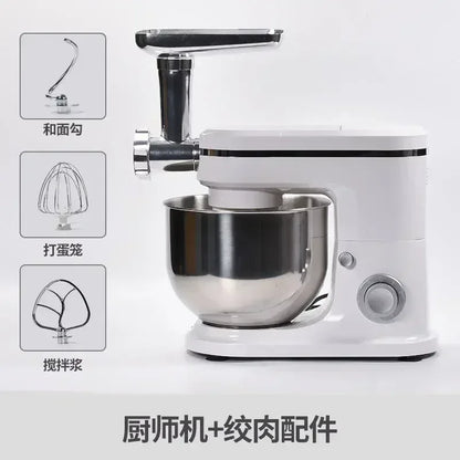 Small Home Automatic Kitchen Machine 220V Bread Mixer Dough Mixer Aid Commercial Stand Spiral Mixer Robot Cake.Stand 220V