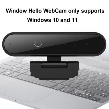 Facial Recognition Webcam Windows Hello 1MP 720P/2MP 1080P Web Camera IR Facial Recognition Login For Laptop PC Camera with Mic