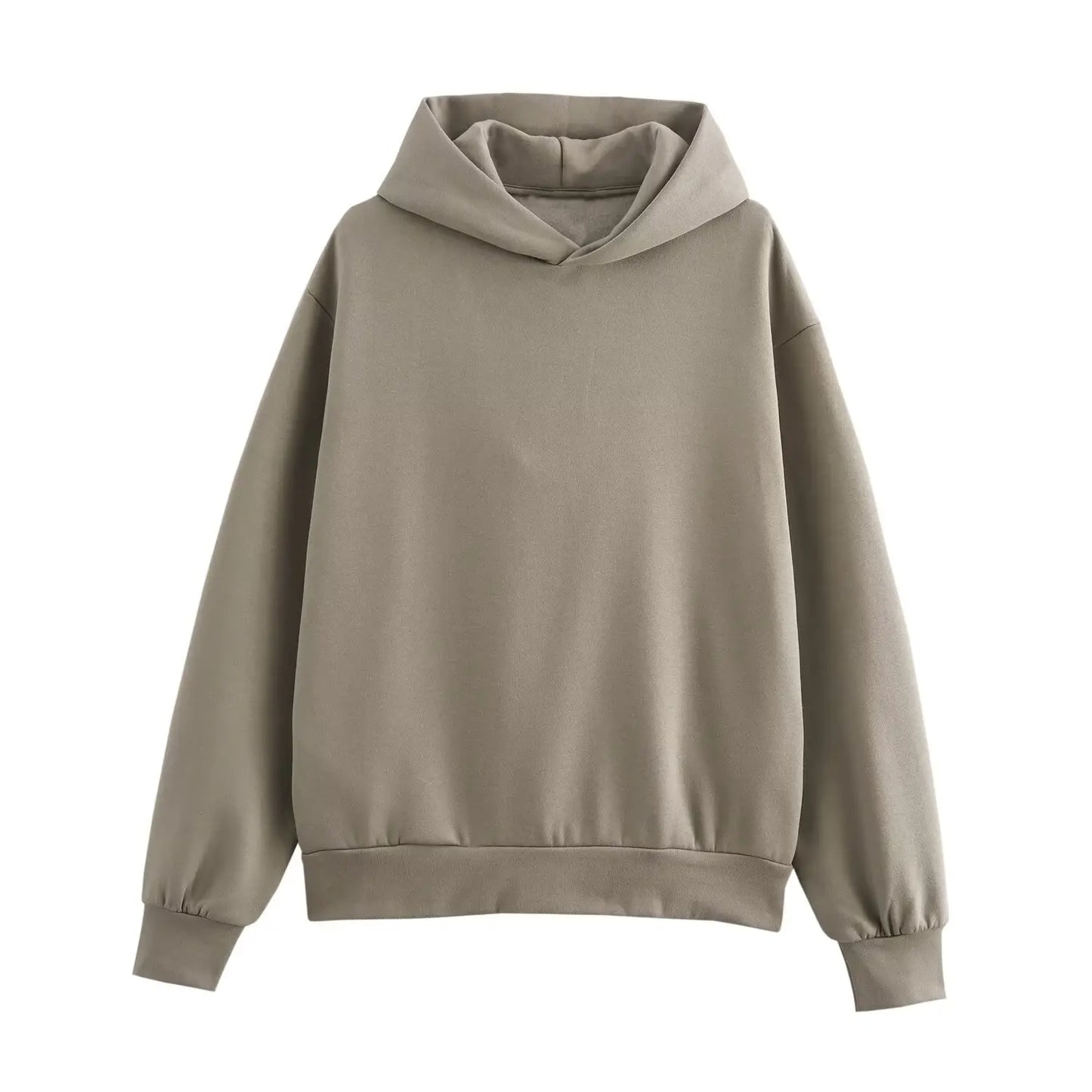 2024 Autumn/Winter new TRAF women's multi-color selection classic simple all-in-one hooded loose long-sleeved hoodie sweatpants