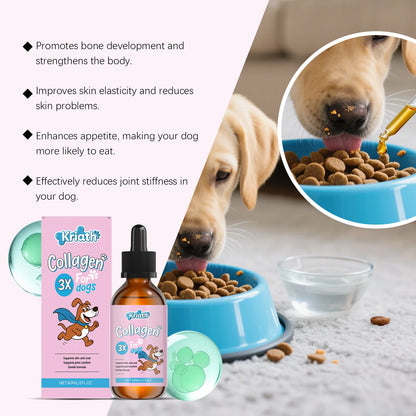 Pet Collagen Drops Effectively Maintain Cartilage Health Support Joint Mobility Promote Joint Lubrication Pet Dietary Supplement