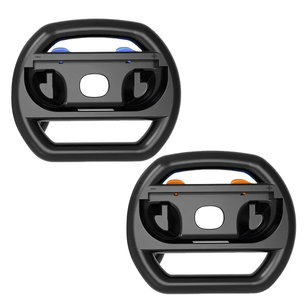 2PCS Steering Wheel for Nintendo Switch 2 JoyCon Controller for NS2 Gaming Racing Steering Wheel Hand Grip for Switch 2 Accessor