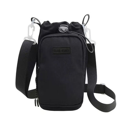 Portable Water Bottle Bag with Adjustable Shoulder Strap Water Bottle Sleeve for Walking Hiking Camping Gym Insulated Protective