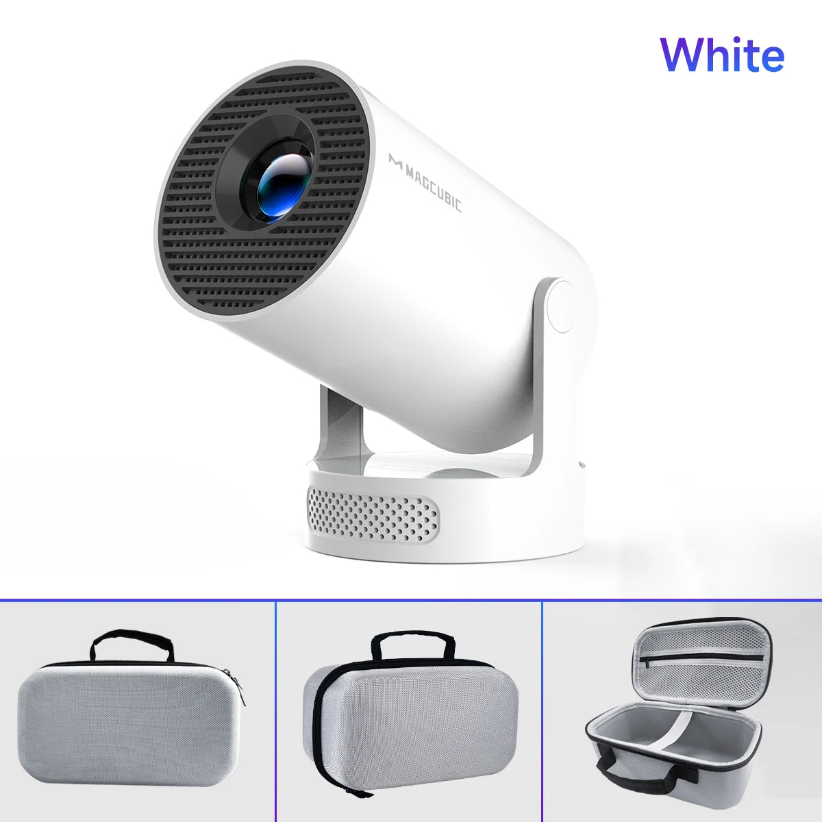 Magcubic HY300 Pro + Projector 8K 720P With 5W Speaker Android 14 8000 Lumens WiFi 6 BT5.4 Outdoor Video Home Theater Projector