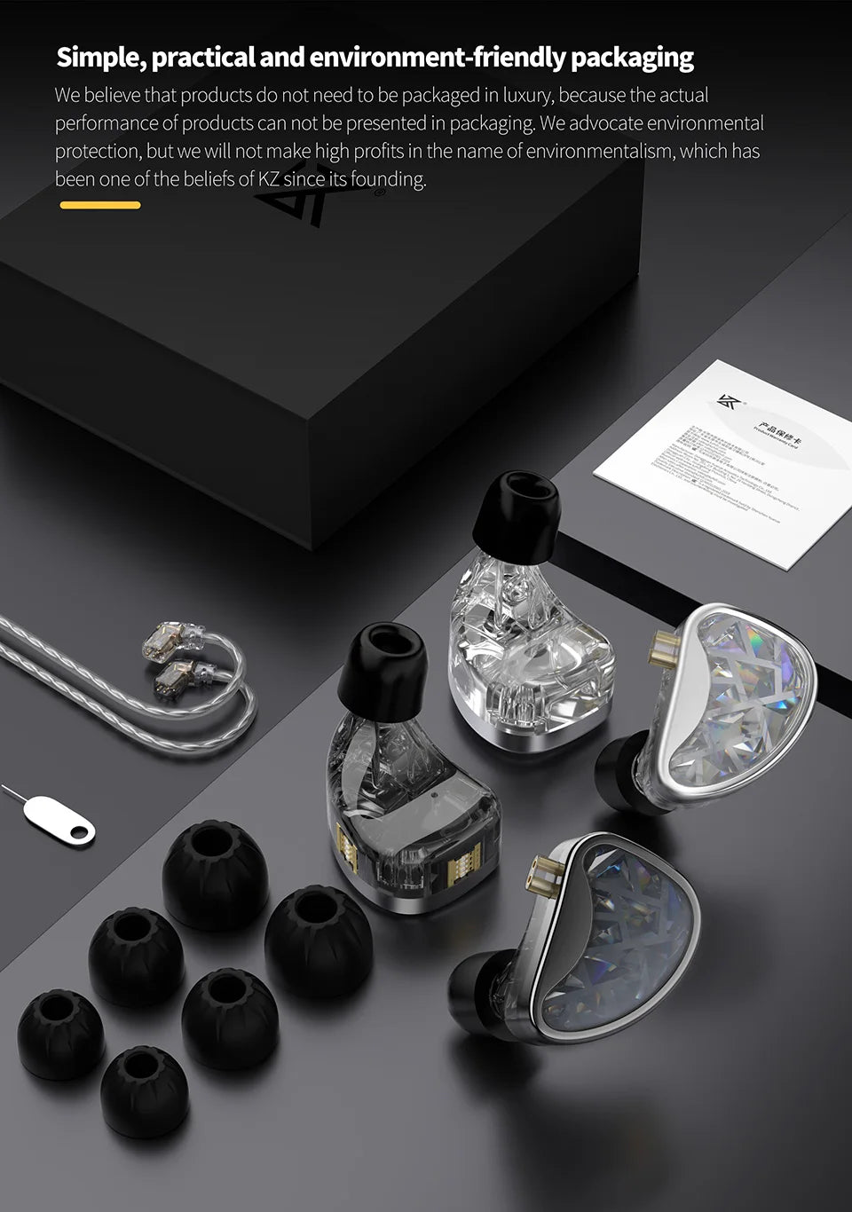 KZ AS24 24BA Units HIFI In Ear 12 Balanced Armature Earphones Noise Cancelling Earbuds Adjustable Tone Headset AST ZSX ZAR