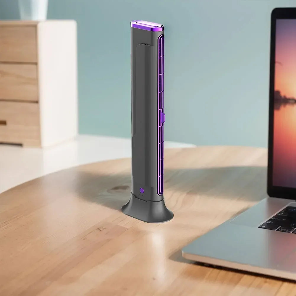 USB DesktopTower Fan Fan Quiet Air Condition Fan Vertical and Horizontal for Bedroom Home Office Room