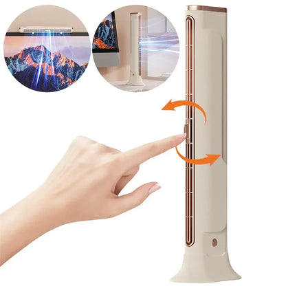 USB DesktopTower Fan Fan Quiet Air Condition Fan Vertical and Horizontal for Bedroom Home Office Room