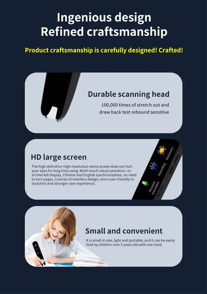 Translation Pen For Teacher Student Smart Voice Scan Translator Pen Multifunction Dictionary Translation Business Travel Abroad