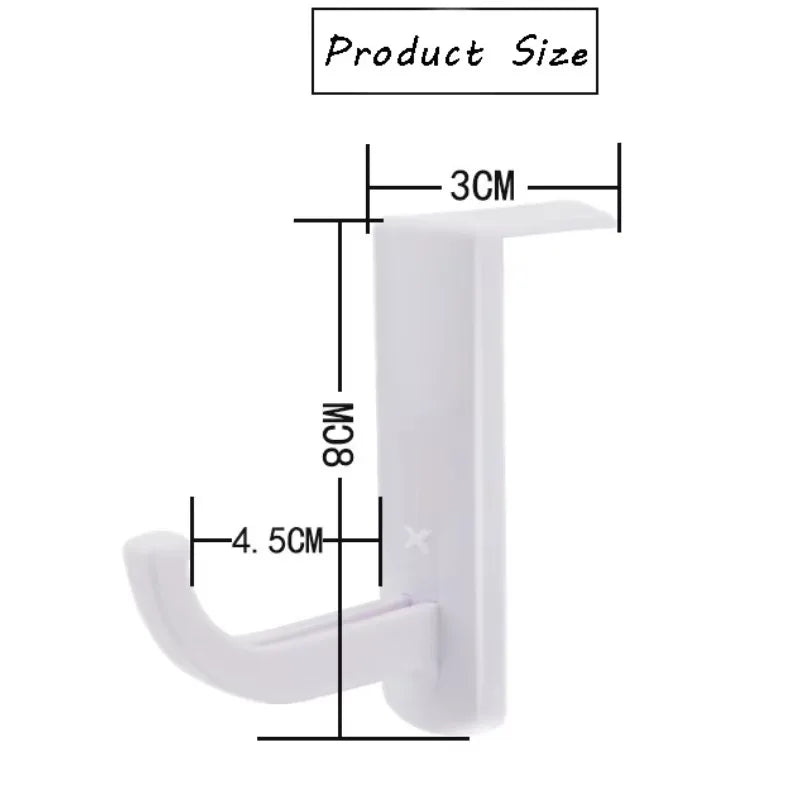 Headset Stand Durable Headphone Hanger PC Desktop Stand Table Cell Phone Holder Monitor Earphone Mounted Hook for All Headphones