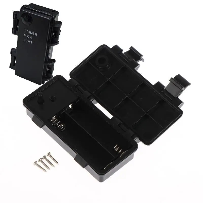 NEW Hot！1Pc 2 Sections AA Battery Holder 3V No.5 Waterproof And Dustproof Battery Cartridge With Timing Function