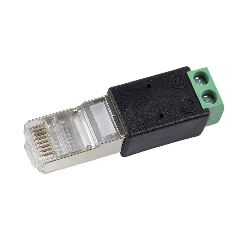 RJ45 to RS485 Converter RJ45 Terminal Adapter RJ45 to RS485 Adapter Crystal Head to Terminal