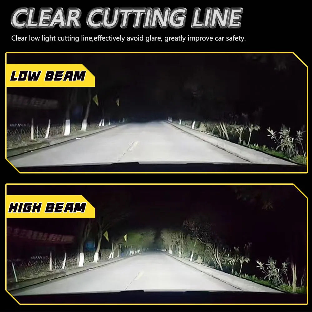 H7 H4 LED Bulb CANBUS Car Headlight High Power Auto Spotlights Super Bright Turbo Light Mini Wireless LED Headlamp Plug&Play 12V