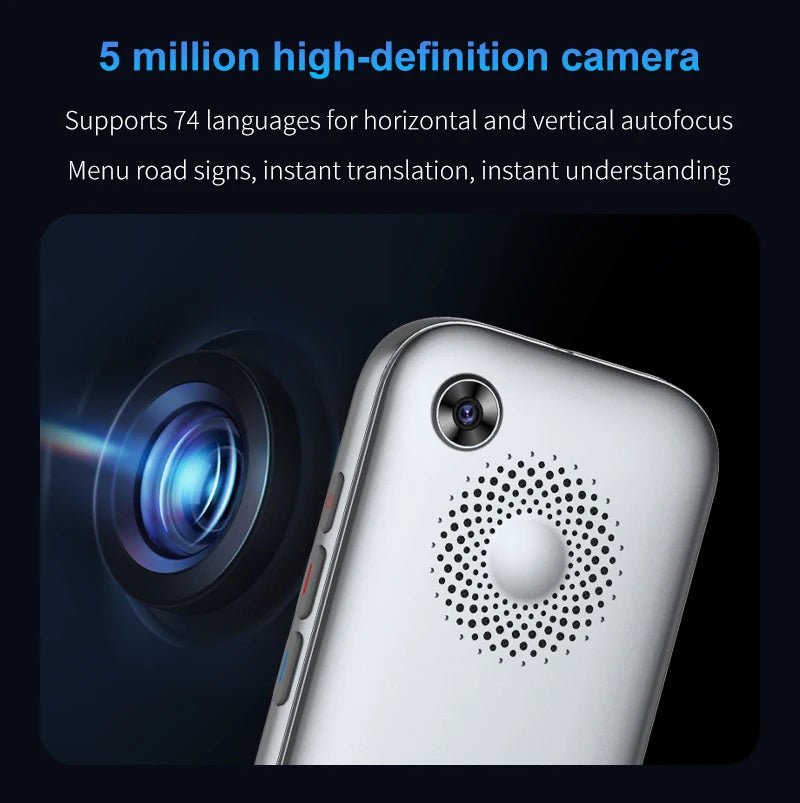 Scan Translation Machine Support 148 Language Translator Device AI Translator With ChatGPT Translator offlin Translation Tourism
